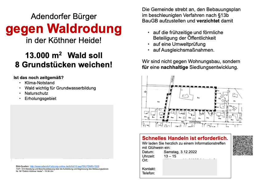 Unser erster Flyer ist fertig !